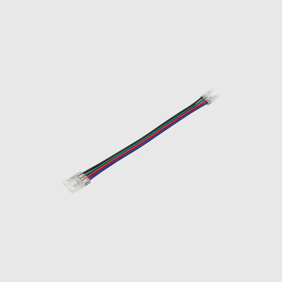 Conector 4 Pinos 10mm de PCB para PCB com cabo RGB IP20 2