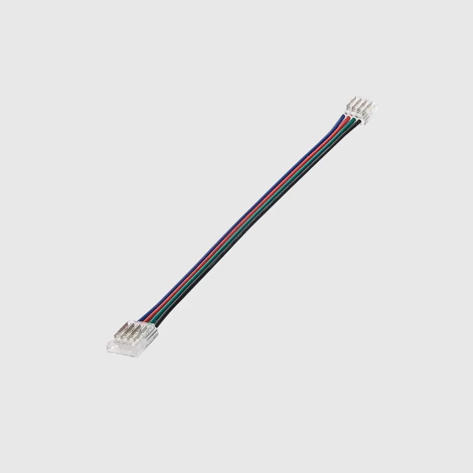 Conector 4 Pinos 10mm de PCB para PCB com cabo RGB IP20 3