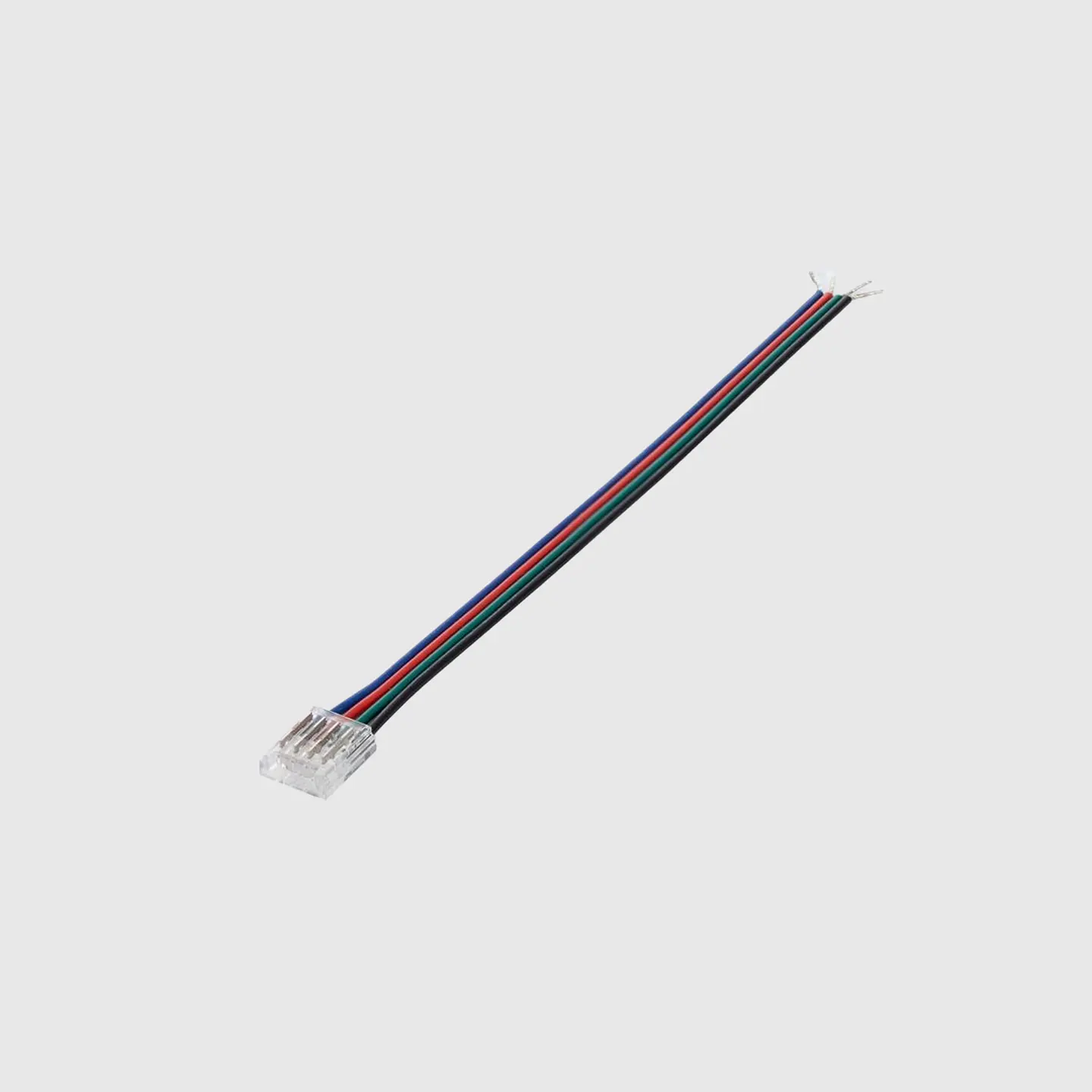 Conector 4 Pinos 10mm de PCB para cabo  RGB IP20 3