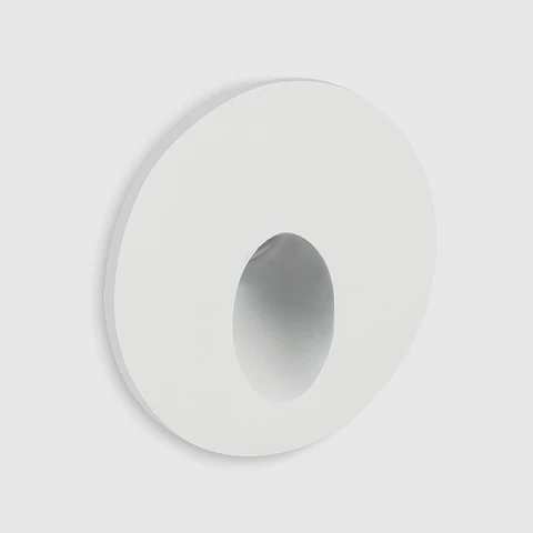 BALIZADOR LED DE PAREDE REDONDO BRANCO 3W 3000K