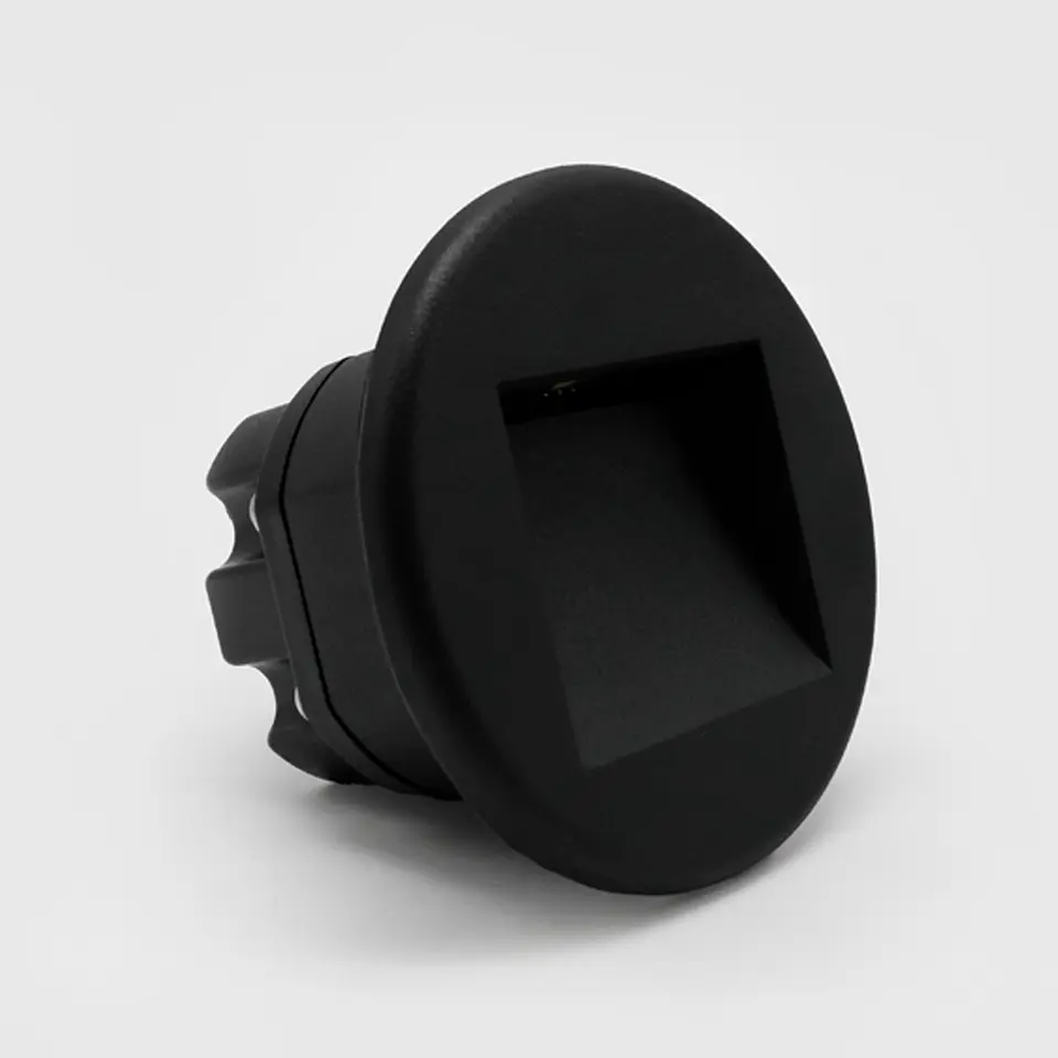ESPELHO REDONDO PRETO PARA BALIZADOR MODULAR 39397 2