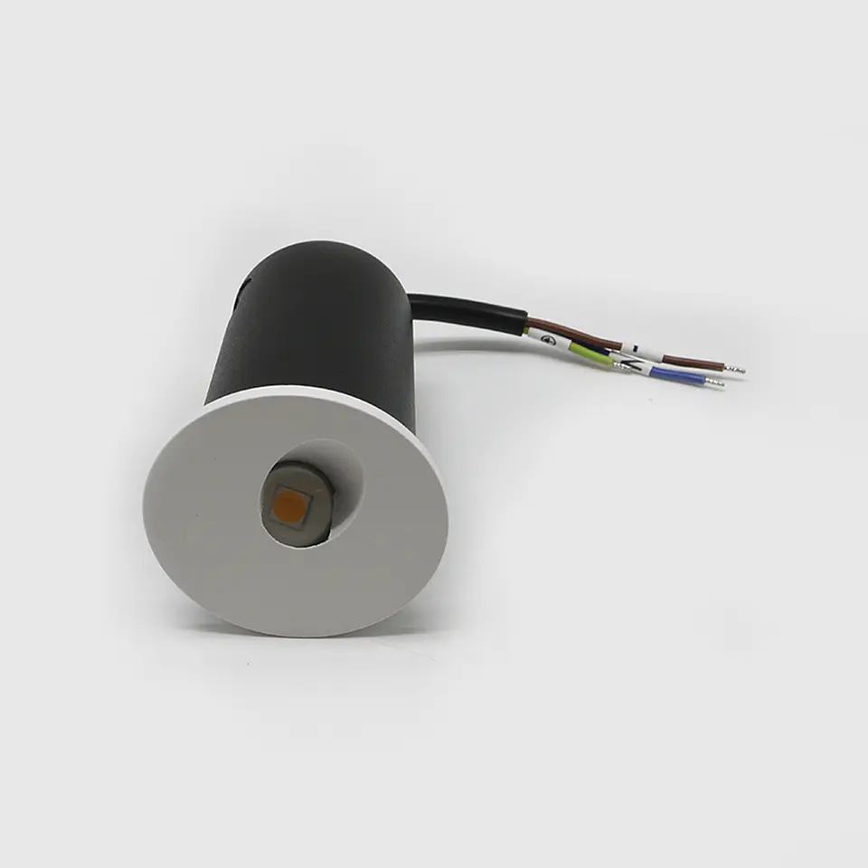 BALIZADOR LED DE PAREDE REDONDO BRANCO 3W 3000K 4