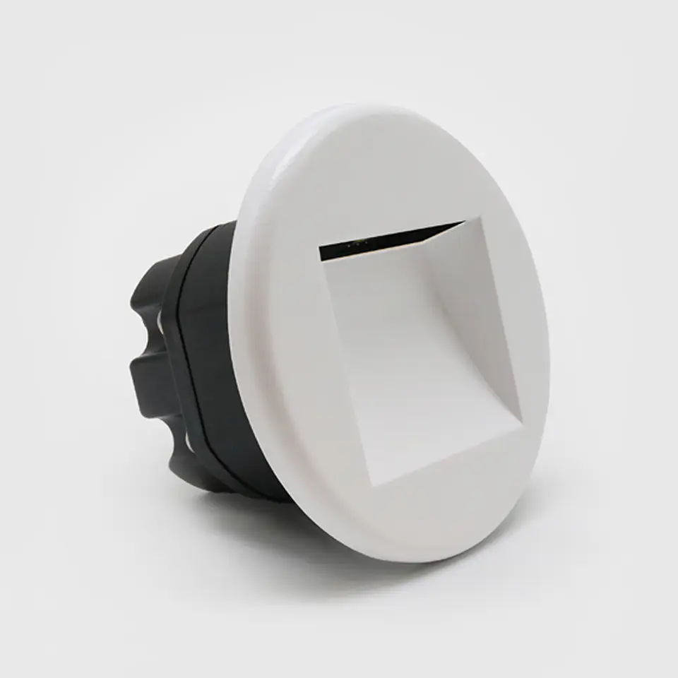 ESPELHO REDONDO BRANCO PARA BALIZADOR MODULAR 39397 2