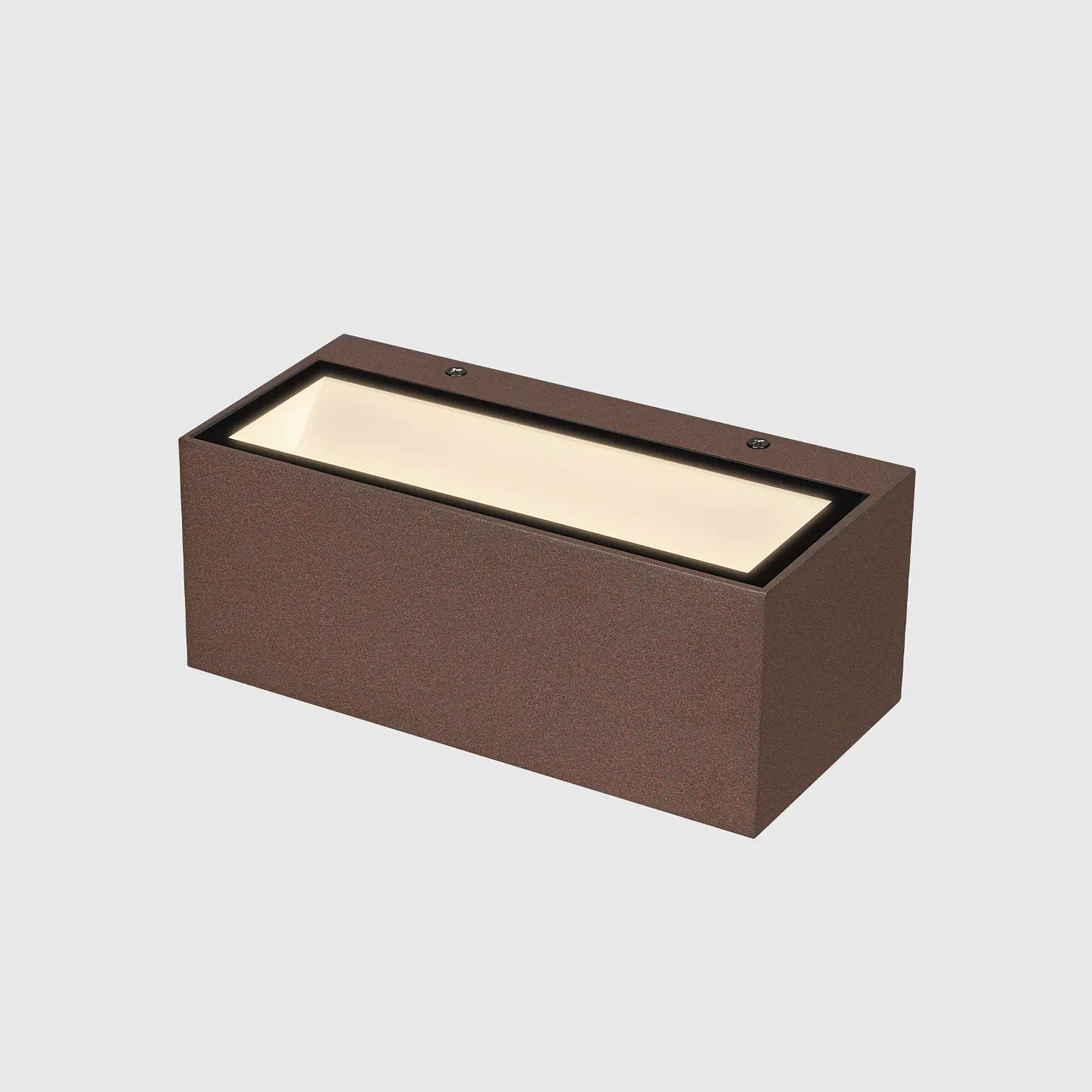 APLIQUE LED DE PAREDE CORTEN 18W 3CCT ILUMINAÇÃO BILATERAL 2
