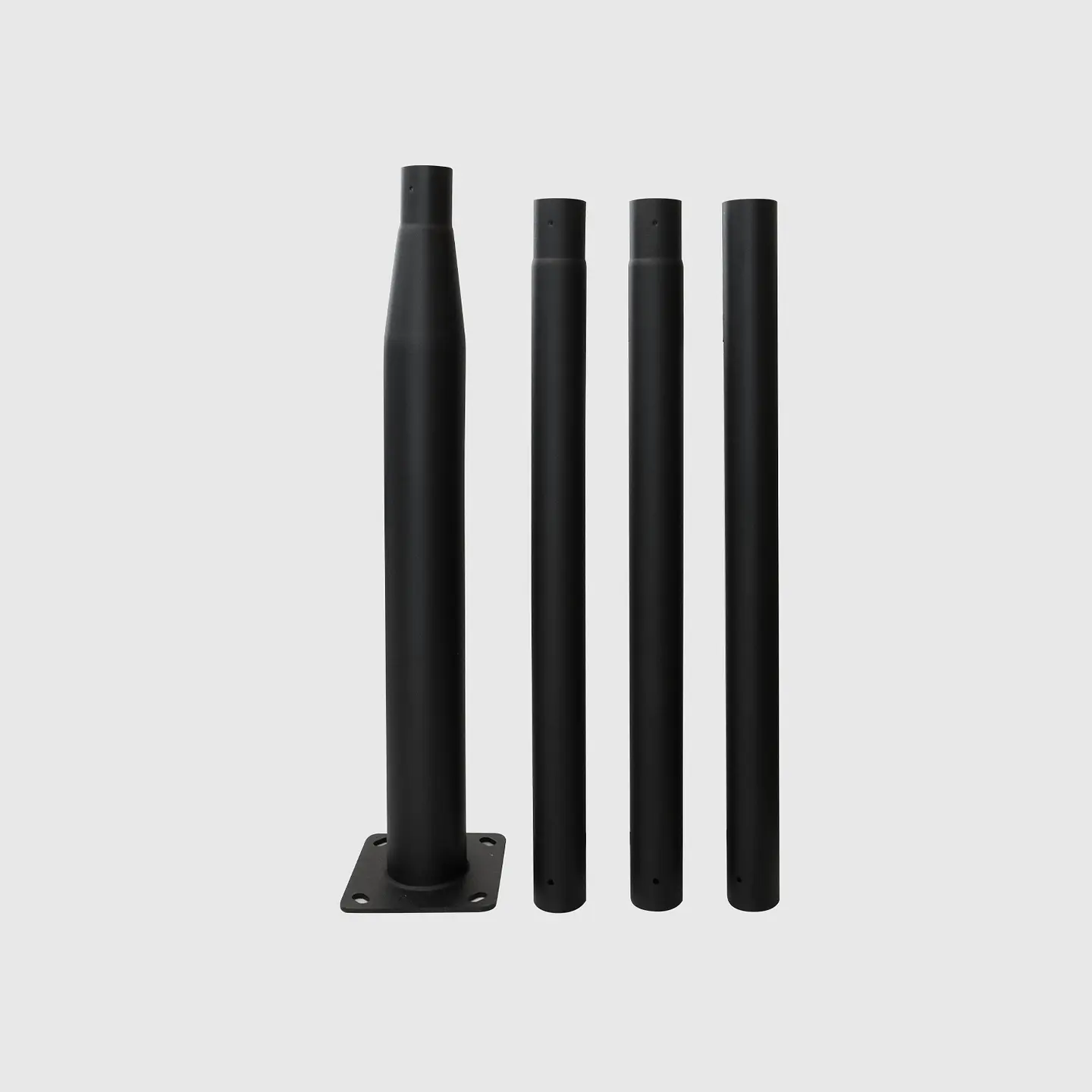 POSTE PRETO MODULAR ATÉ 4M PARA LUMINÁRIA 