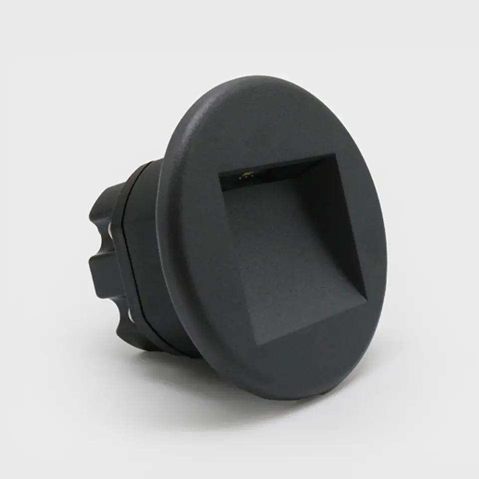 ESPELHO REDONDO ANTRACITE PARA BALIZADOR MODULAR 39397 2