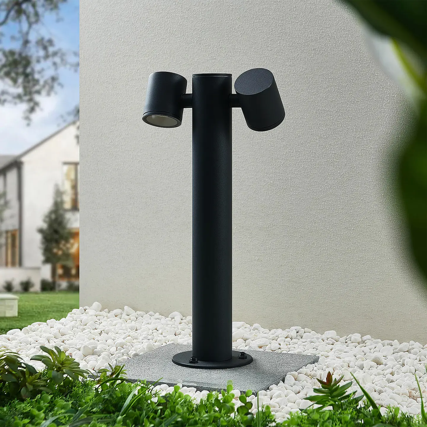 BALIZADOR DE JARDIM B-S 2XGU10 440MM ANTRACITE 2