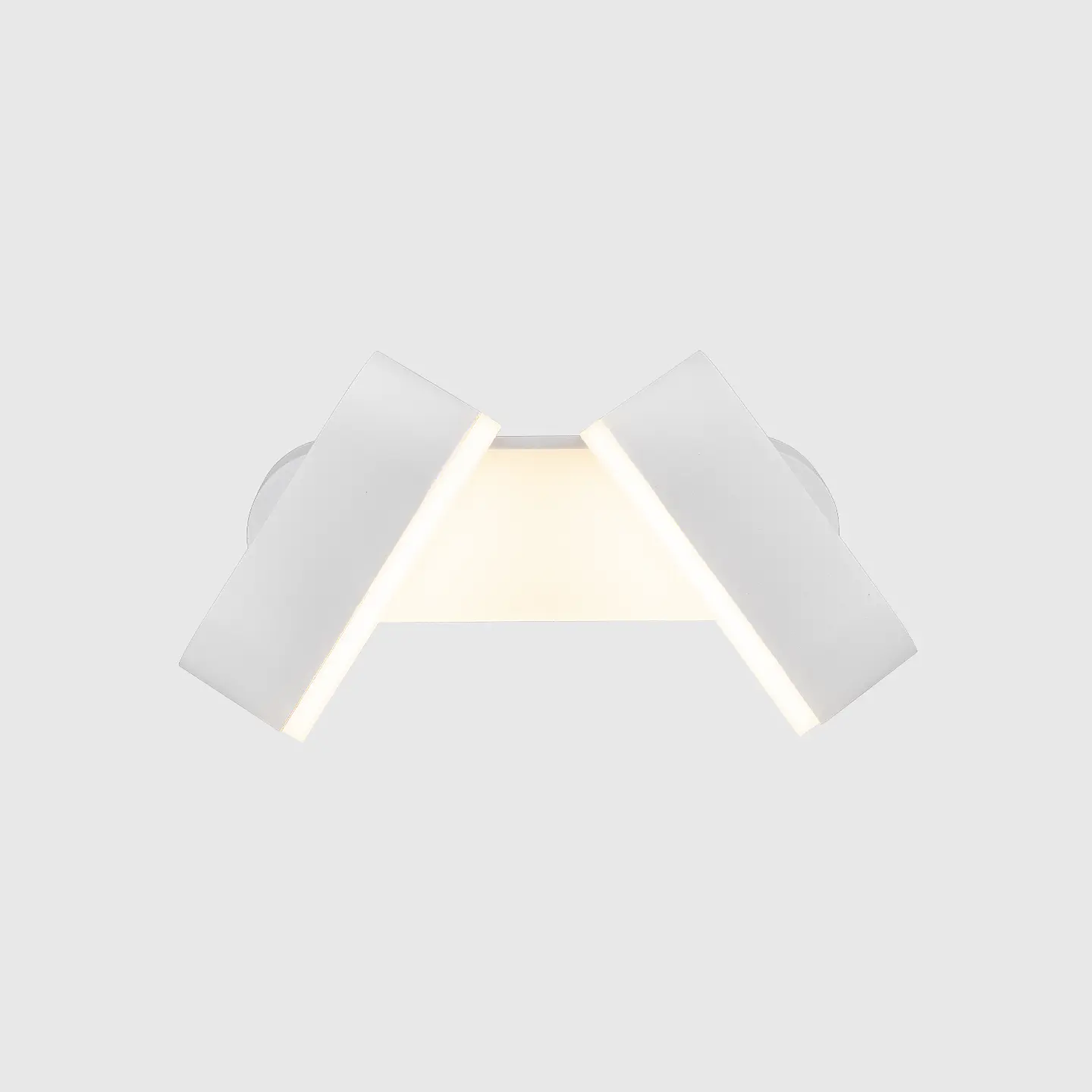 APLIQUE LED DE PAREDE BRANCO 2X6W 3CCT ROTAÇÃO 300 GRAUS 7