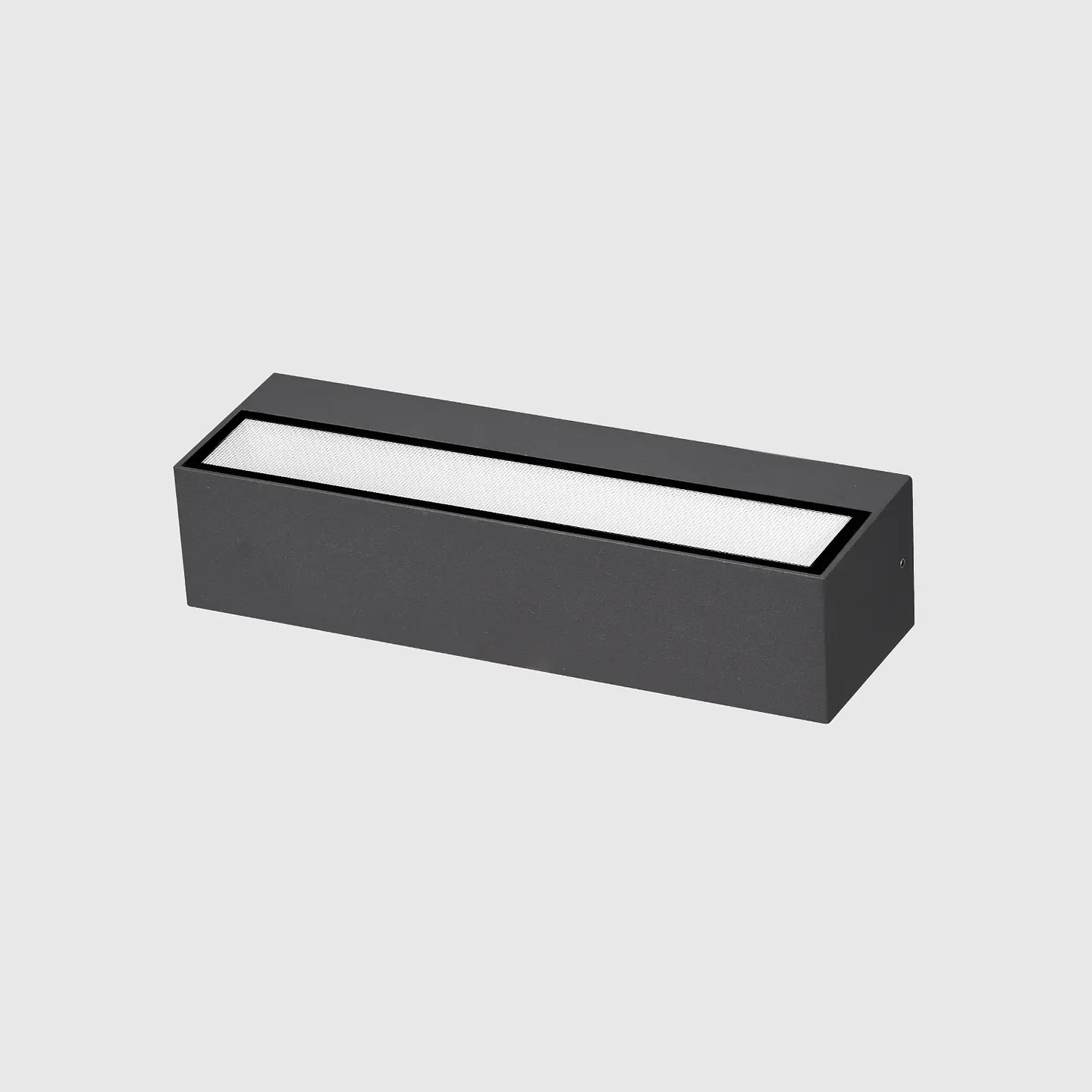 APLIQUE LED PAREDE RETANGULAR ANTRACITE  2X10W 3CCT 1