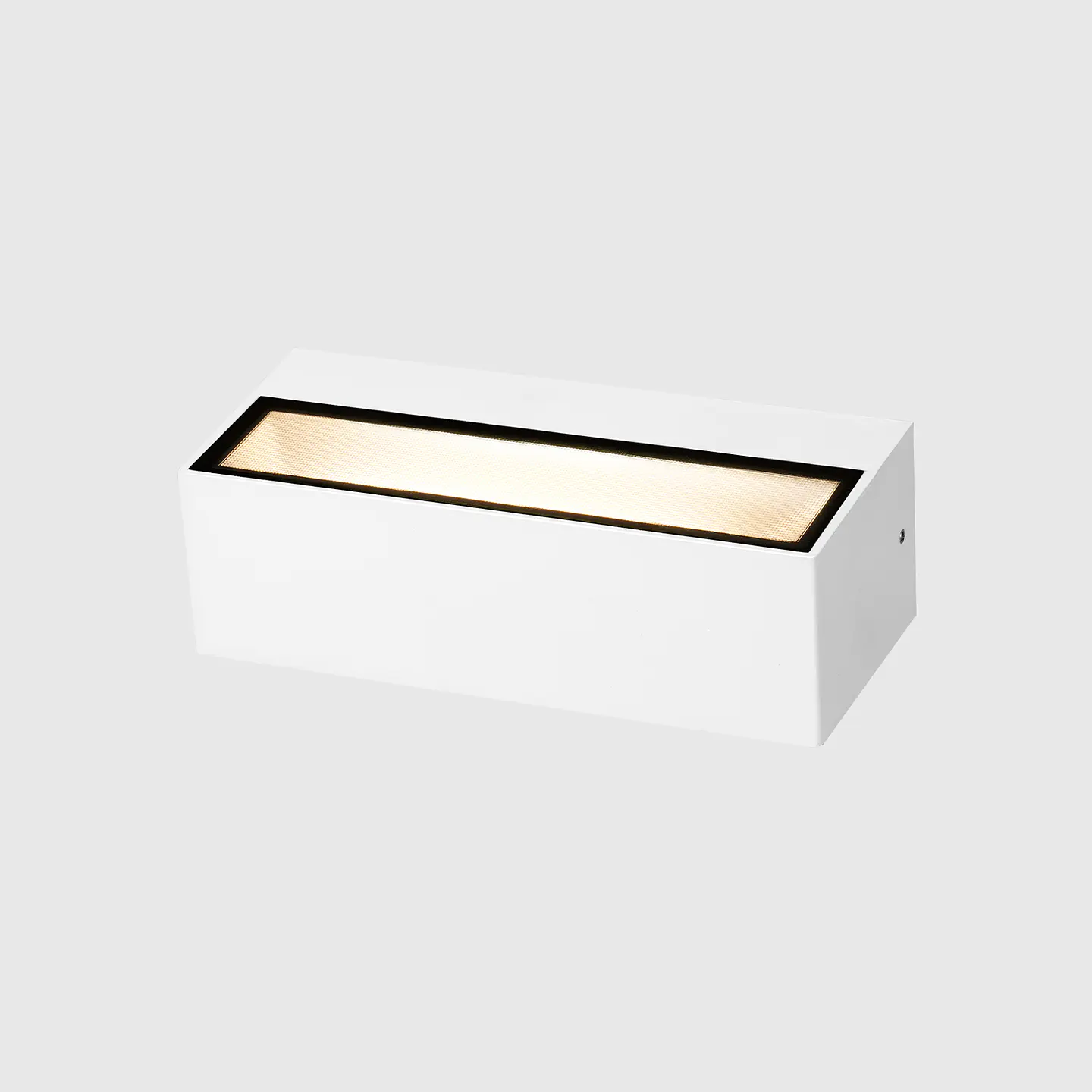 APLIQUE LED PAREDE RETANGULAR BRANCO 2X6W 3CCT 2
