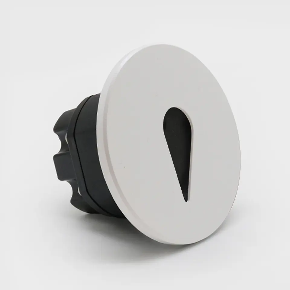 ESPELHO REDONDO BRANCO PARA BALIZADOR MODULAR 39397 2