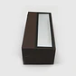 APLIQUE LED PAREDE RETANGULAR CORTEN 2X6W 3CCT - Thumbnail 3