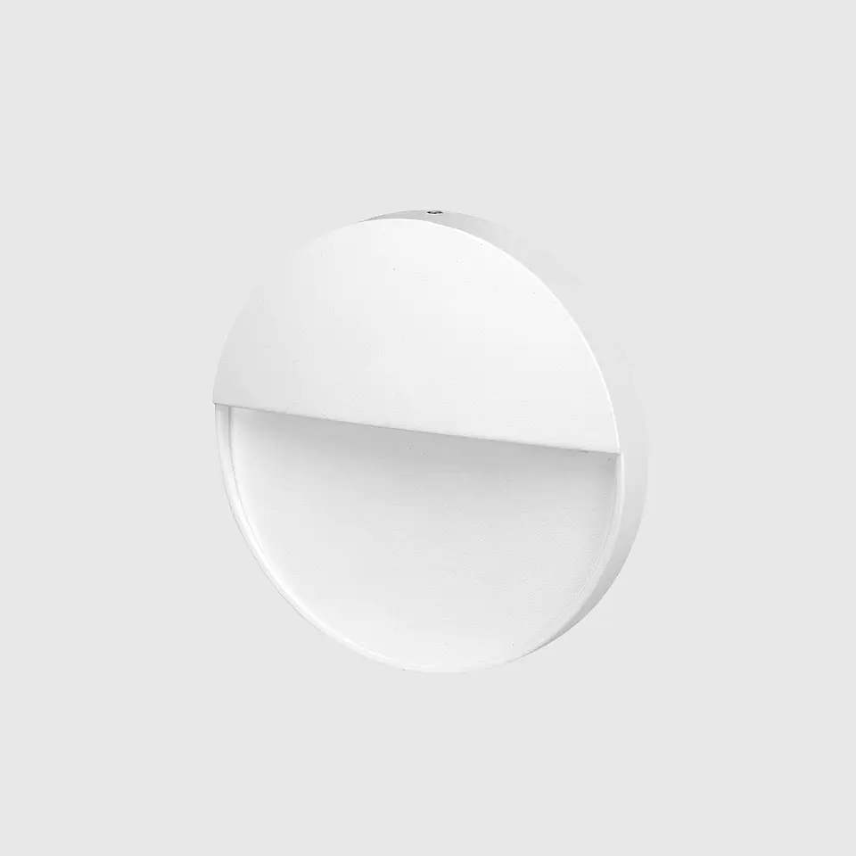 APLIQUE LED PAREDE REDONDO BRANCO 3W 3CCT 1