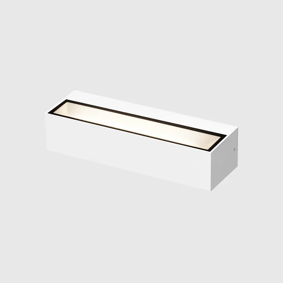 APLIQUE LED PAREDE RETANGULAR BRANCO 2X10W 3CCT 2