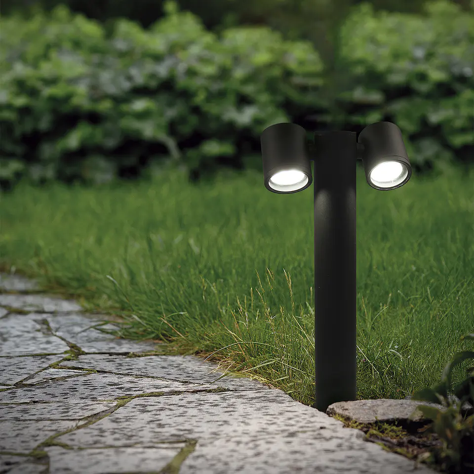 BALIZADOR DE JARDIM B-S 2XGU10 440MM ANTRACITE 3