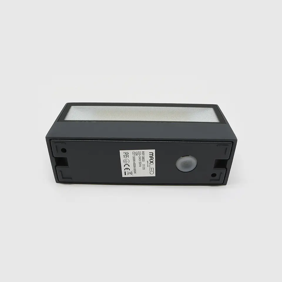 APLIQUE LED PAREDE RETANGULAR ANTRACITE 2X6W 3CCT 3