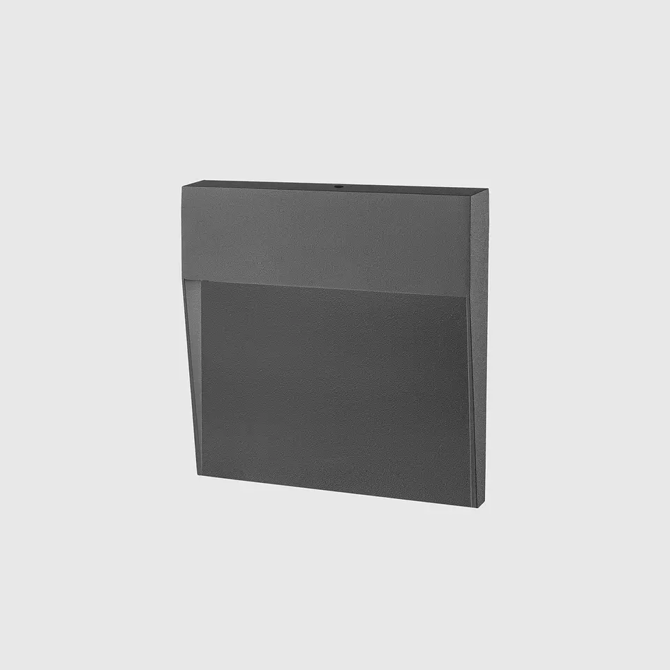 APLIQUE LED PAREDE QUADRADO ANTRANCITE 3W 3CCT 1