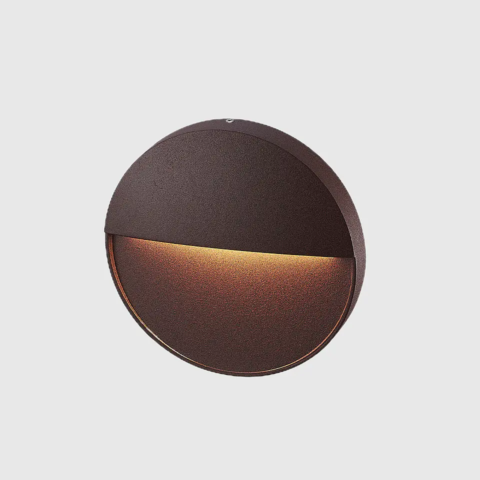 APLIQUE LED PAREDE REDONDO CORTEN 3W 3CCT 2
