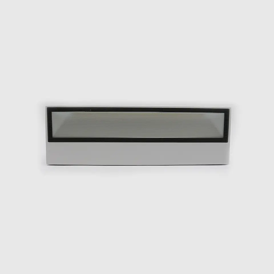 APLIQUE LED PAREDE RETANGULAR BRANCO 2X10W 3CCT 4