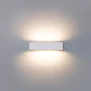 APLIQUE LED PAREDE RETANGULAR BRANCO 2X10W 3CCT - Thumbnail 5