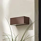 APLIQUE LED PAREDE RETANGULAR CORTEN 2X6W 3CCT - Thumbnail 8