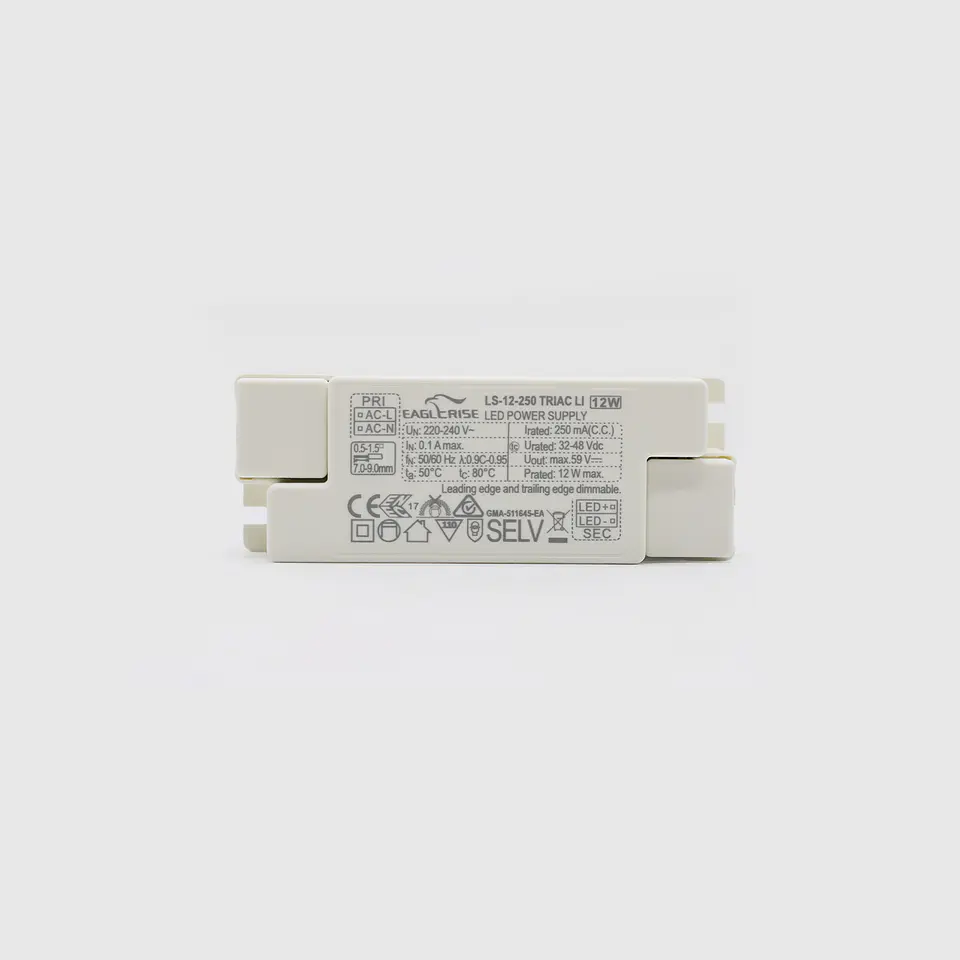 DRIVER EAGLERISE PARA DOWNLIGHT LED TRIAC DRIVER 10-13W, 32-48V, 250mA 1
