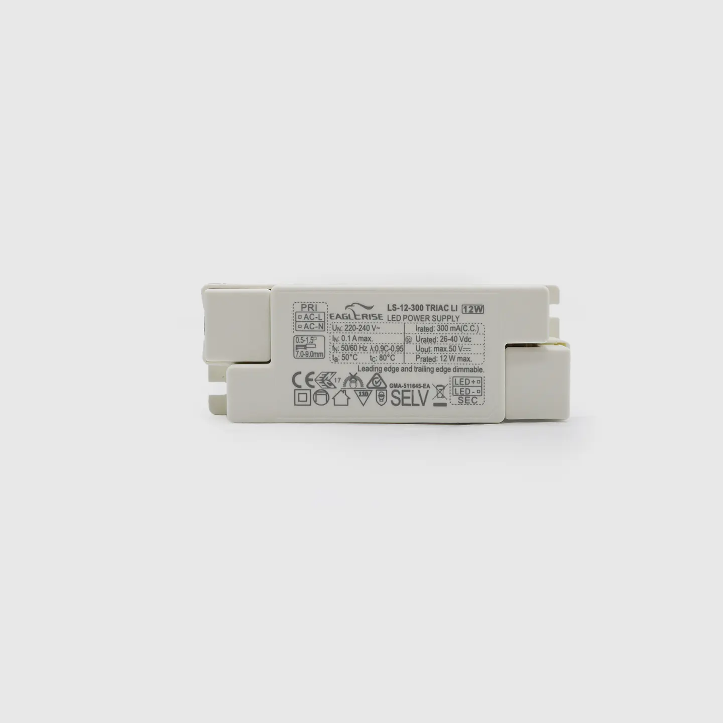 DRIVER EAGLERISE PARA DOWNLIGHT LED TRIAC DRIVER 10-13W, 26-40V, 300mA 1