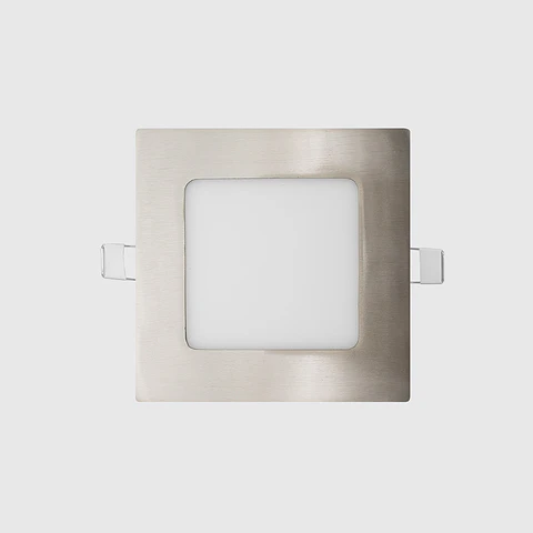 PAINEL LED QUADRADO NIQUEL 6W 3CCT