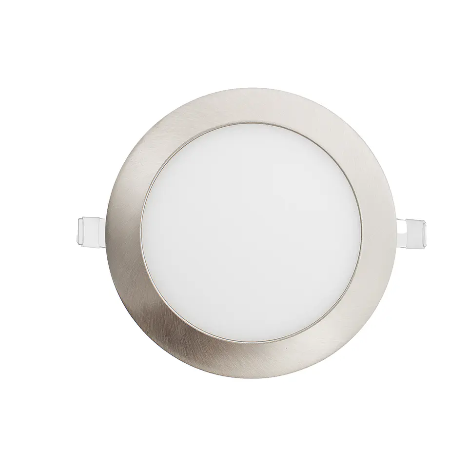 PAINEL LED REDONDO NIQUEL 12W 3CCT 2