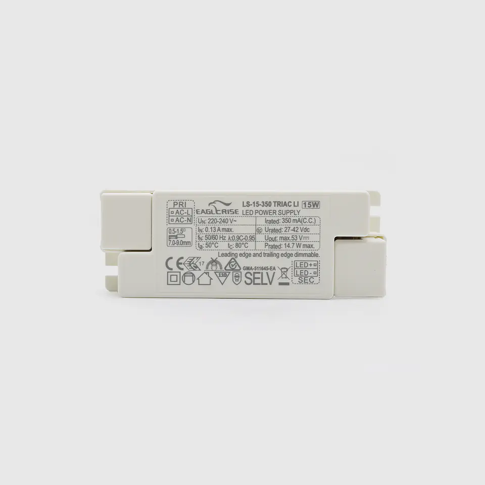 DRIVER EAGLERISE PARA DOWNLIGHT LED TRIAC DRIVER 14-16W, 27-42V, 350mA 1