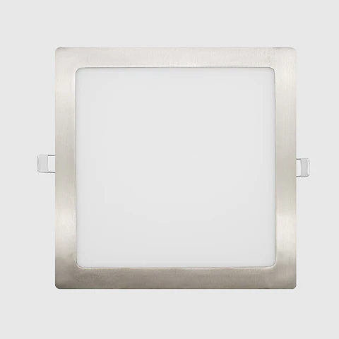 PAINEL LED QUADRADO NIQUEL 18W 3CCT