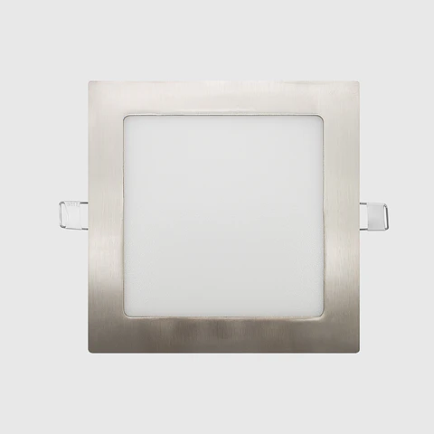 PAINEL LED QUADRADO NIQUEL 12W 3CCT