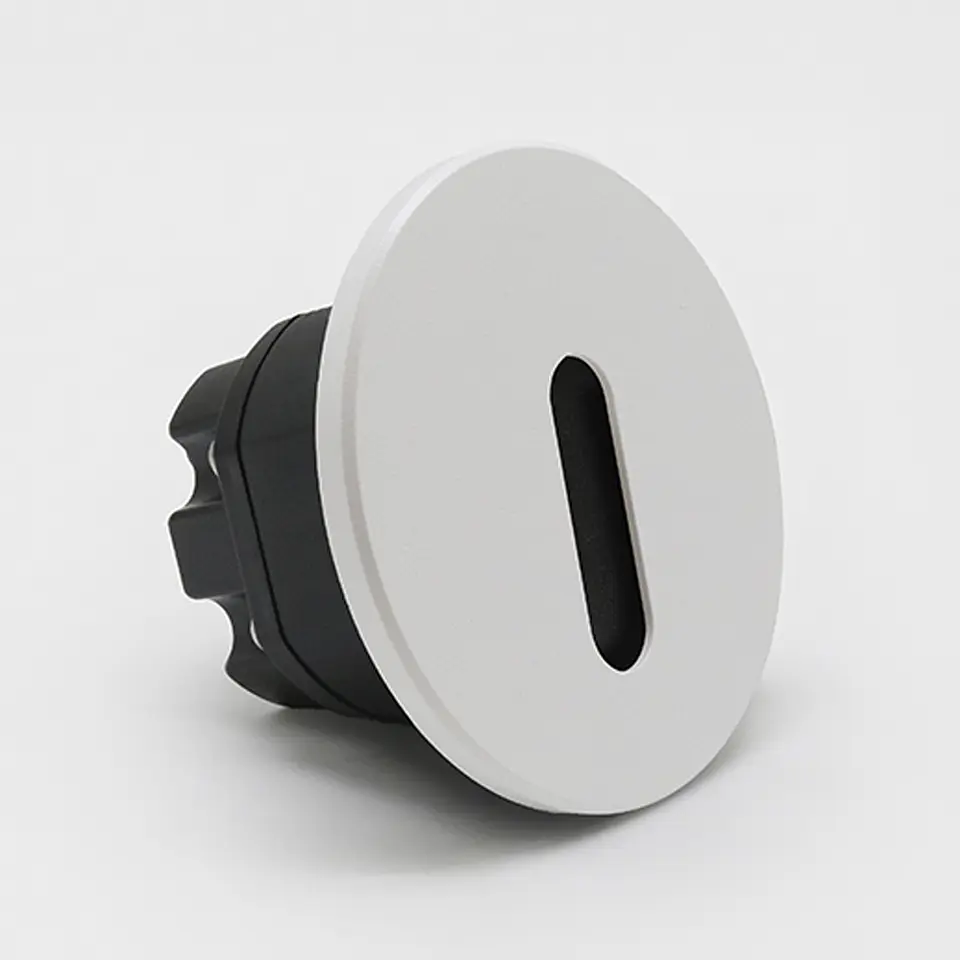 ESPELHO REDONDO BRANCO PARA BALIZADOR MODULAR 39397 2