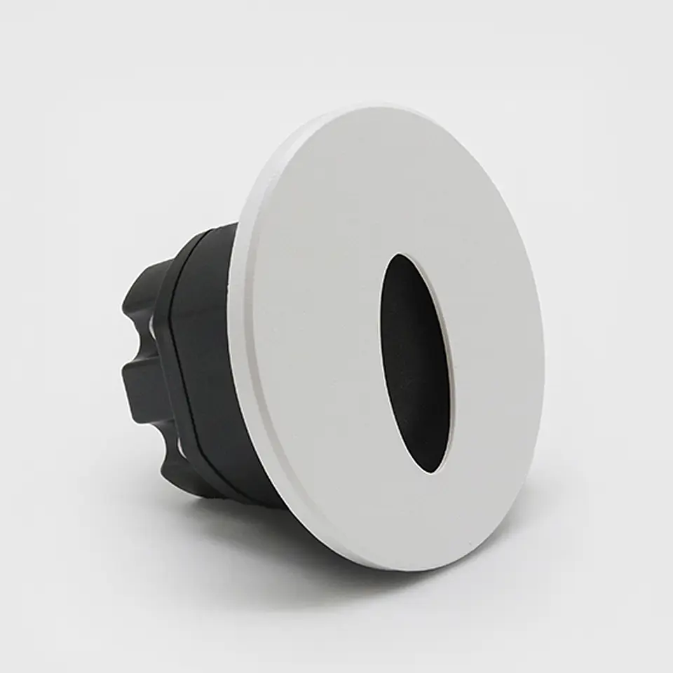 ESPELHO REDONDO BRANCO PARA BALIZADOR MODULAR 39397 2