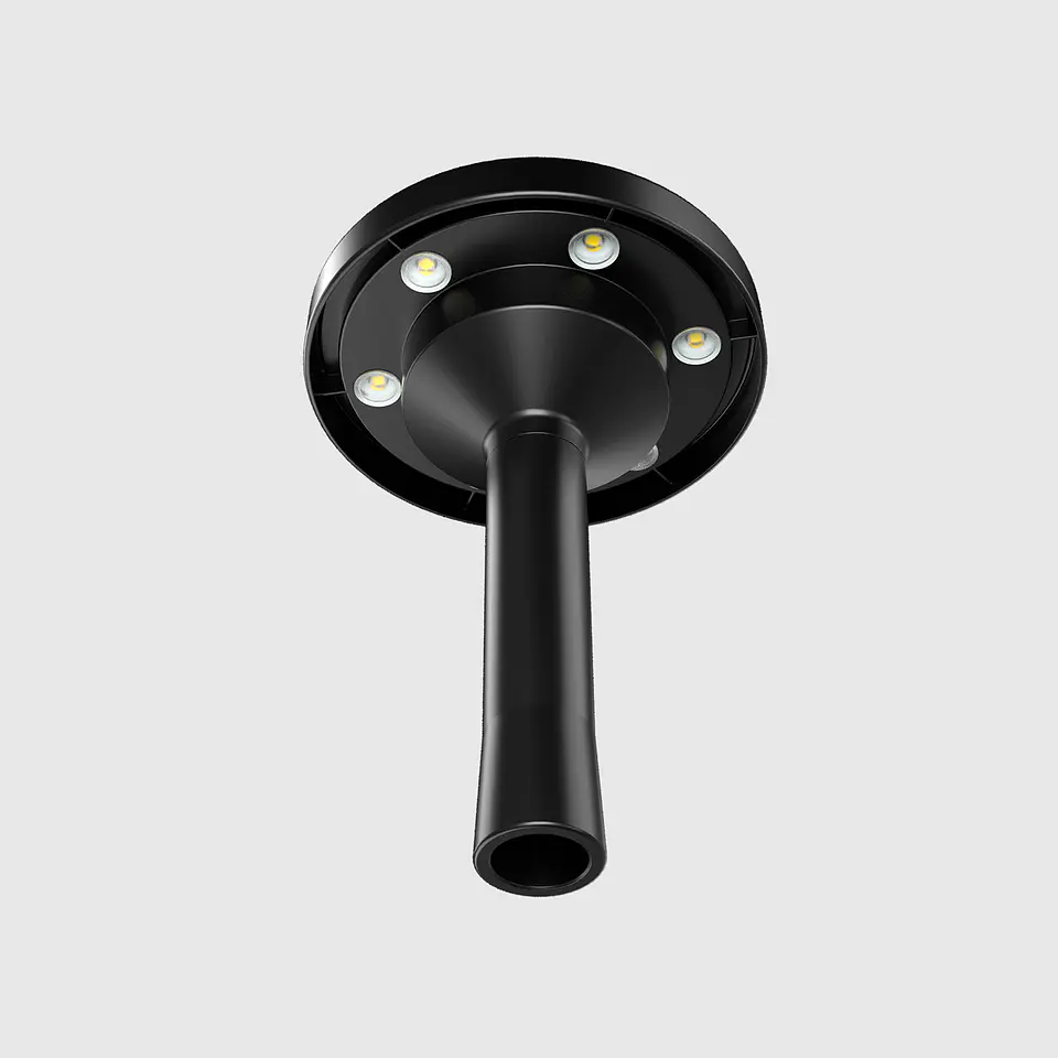 BALIZADOR LED SOLAR CCT COM ESPETO PARA JARDIM 2