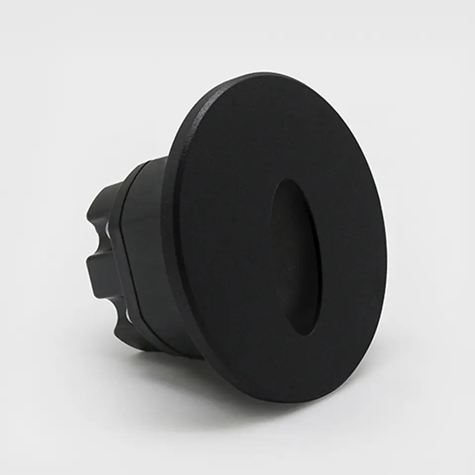 ESPELHO REDONDO PRETO PARA BALIZADOR MODULAR 39397 2