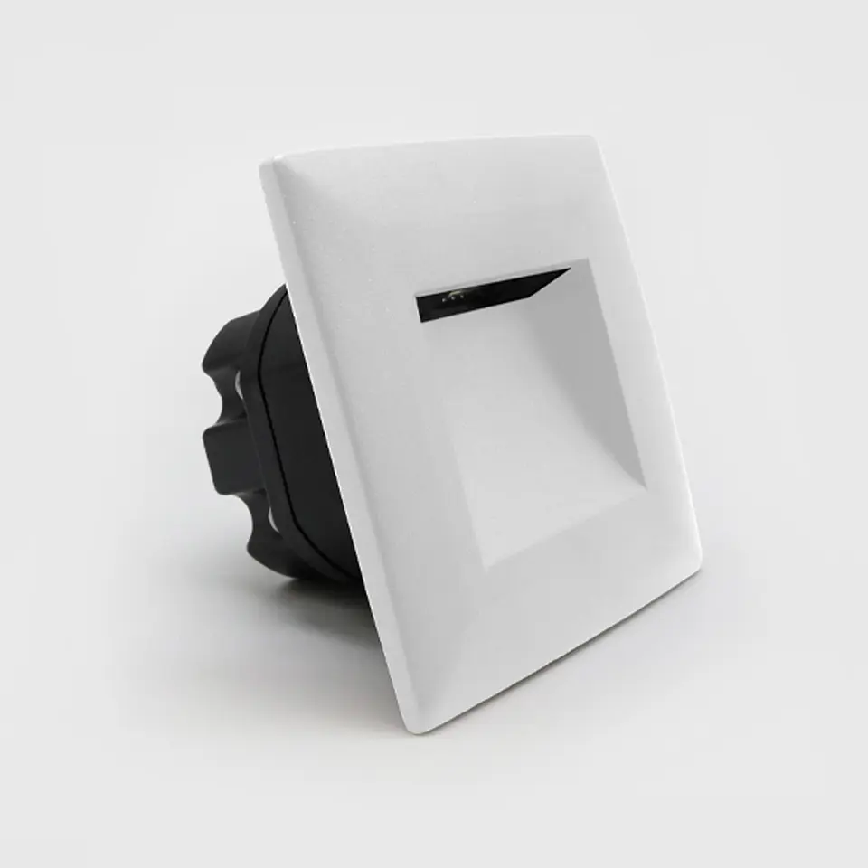 ESPELHO QUADRADO BRANCO PARA BALIZADOR MODULAR 39397 2