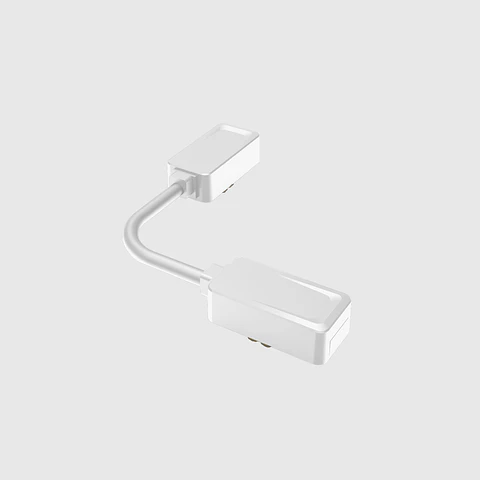 UNIÃO FLEXÍVEL BRANCA PARA CALHA MAGNÉTICA