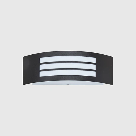 APLIQUE DE PAREDE B-S IP44 1*E27 PRETO MATE