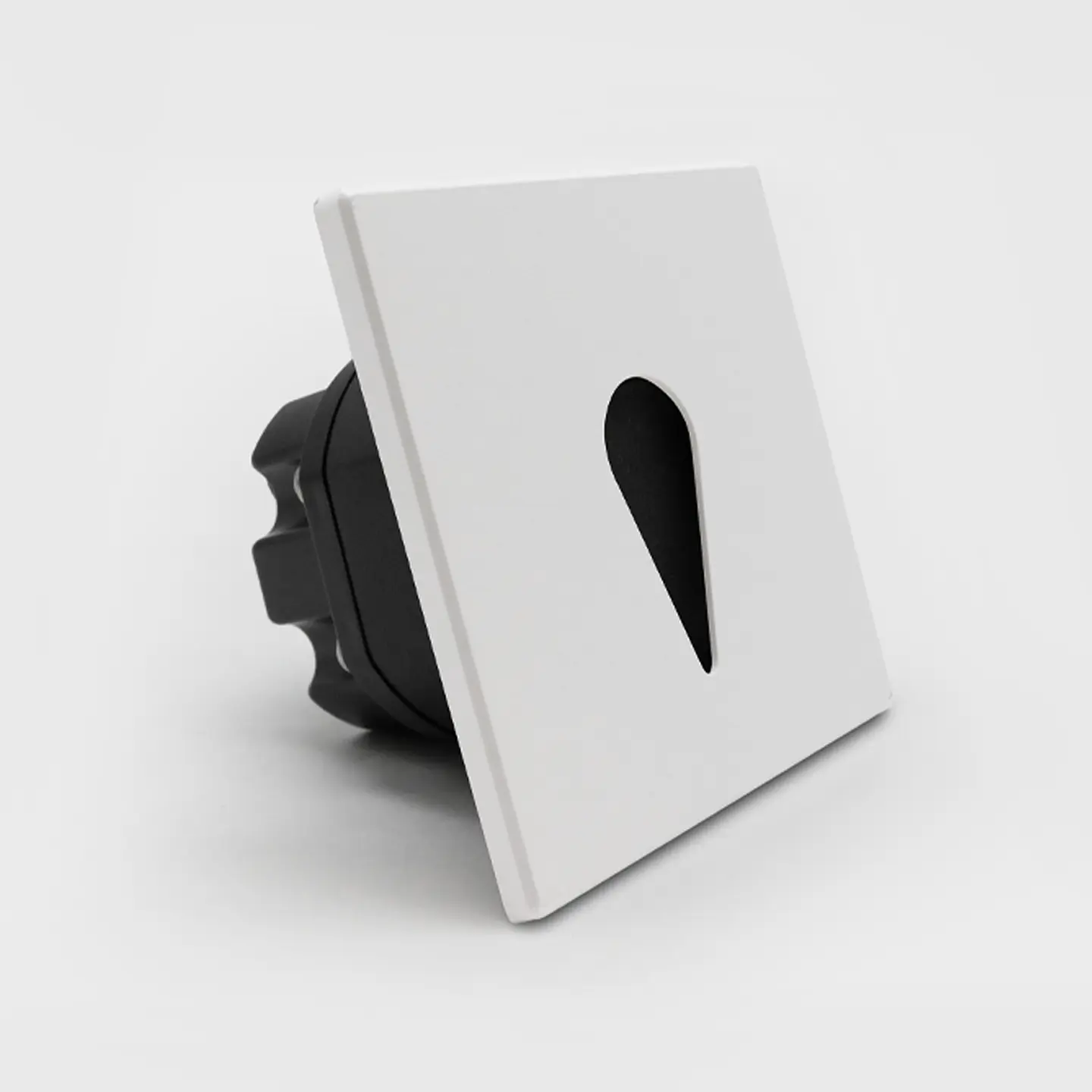 ESPELHO QUADRADO BRANCO PARA BALIZADOR MODULAR 39397 2