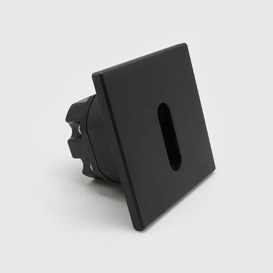 ESPELHO QUADRADO PRETO PARA BALIZADOR MODULAR 39397 2