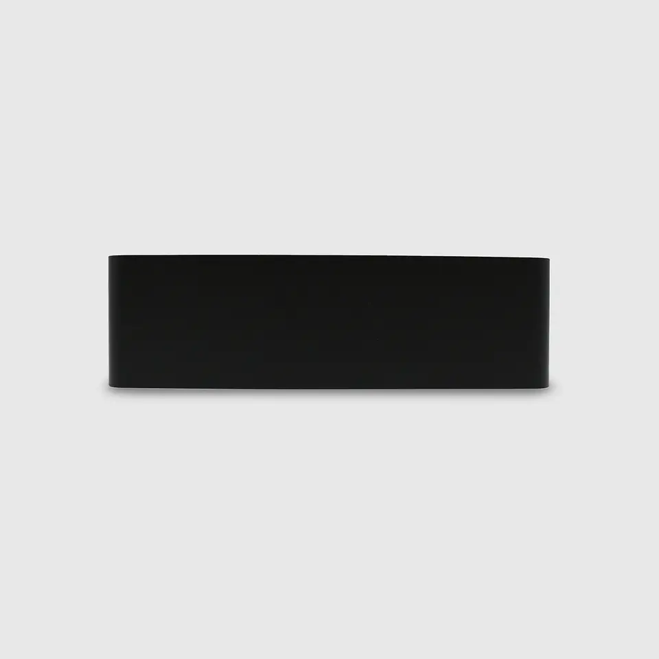APLIQUE LED PAREDE PRETO 6W 3000K 2