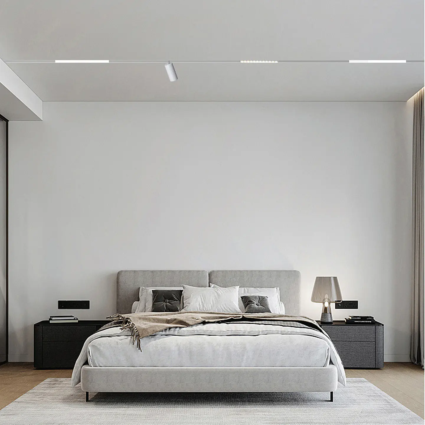 PROJETOR LINEAR BRANCO CALHA MAGNÉTICA 6W 2700K DE 90° 40V 1