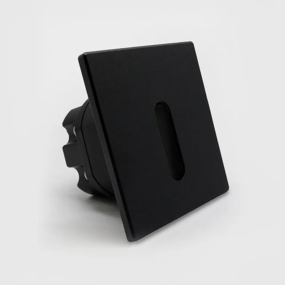 ESPELHO QUADRADO PRETO PARA BALIZADOR MODULAR 39397 2