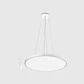 PLAFON LED REDONDO SUPER SLIM BRANCO SUSPENSO DIMÁVEL C/COMANDO 3CCT - Thumbnail 1
