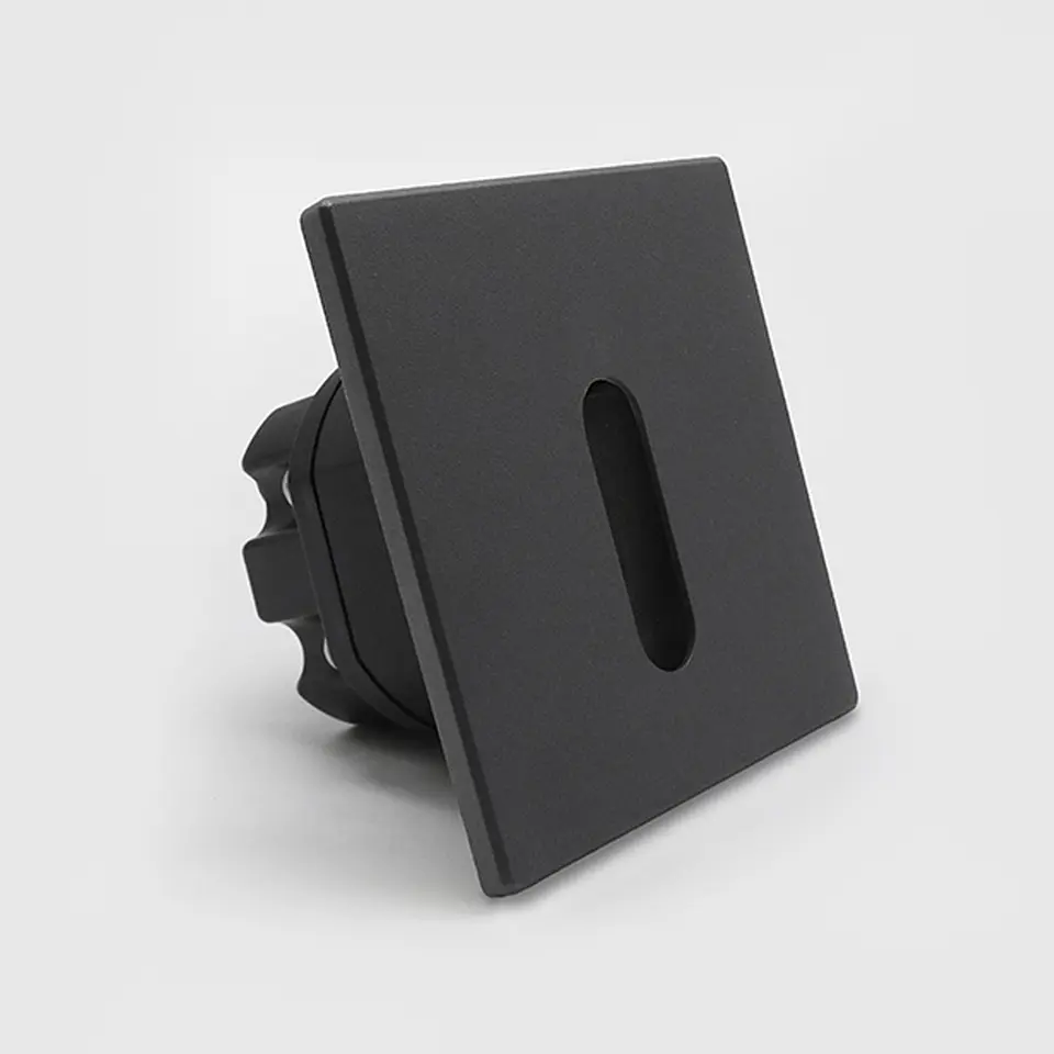 ESPELHO QUADRADO ANTRACITE PARA BALIZADOR MODULAR 39397 2