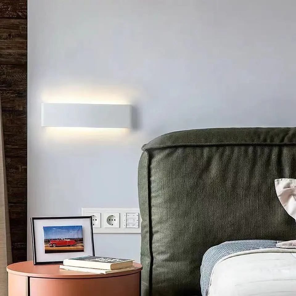 APLIQUE LED PAREDE BRANCO 6W 3000K 3