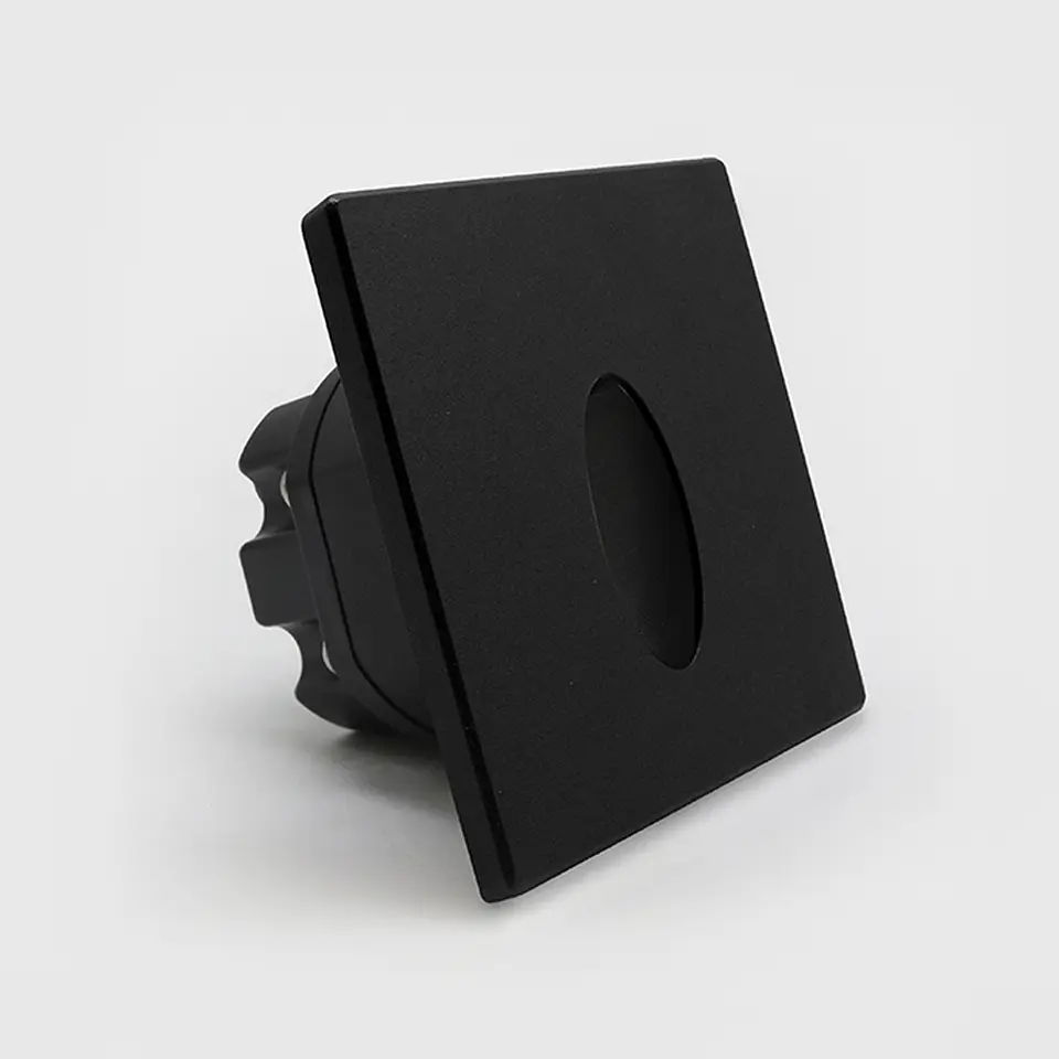 ESPELHO QUADRADO PRETO PARA BALIZADOR MODULAR 39397 2