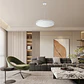 PLAFON LED REDONDO SUPER SLIM BRANCO SUSPENSO DIMÁVEL C/APP TUYA 3CCT - Thumbnail 3