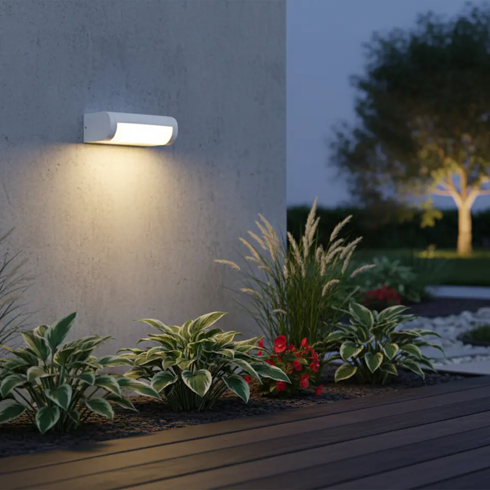 APLIQUE LED DE PAREDE IP54 12W 3000K BRANCO 2